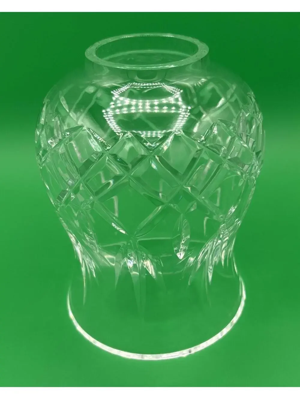 Clear Cut Glass Lamp Shade Sconce Chandelier 2 1/8